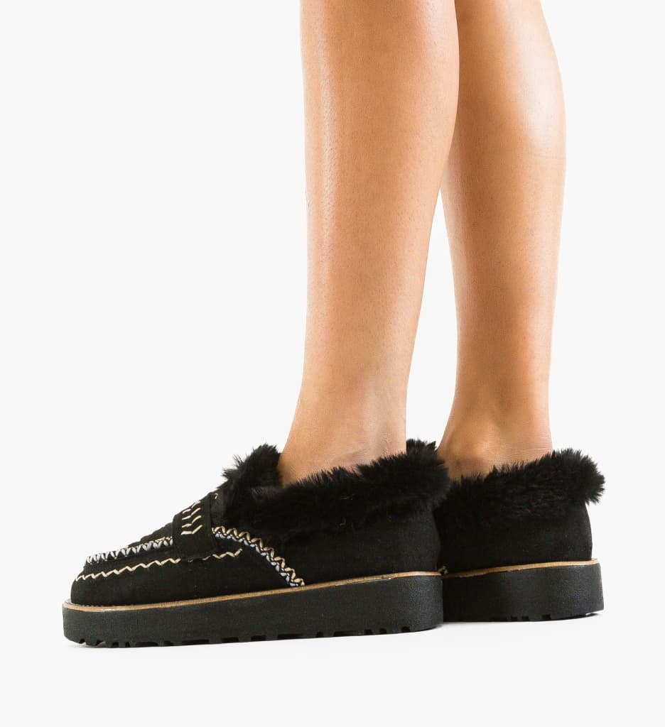 Pantofi Casual Chunky Negri