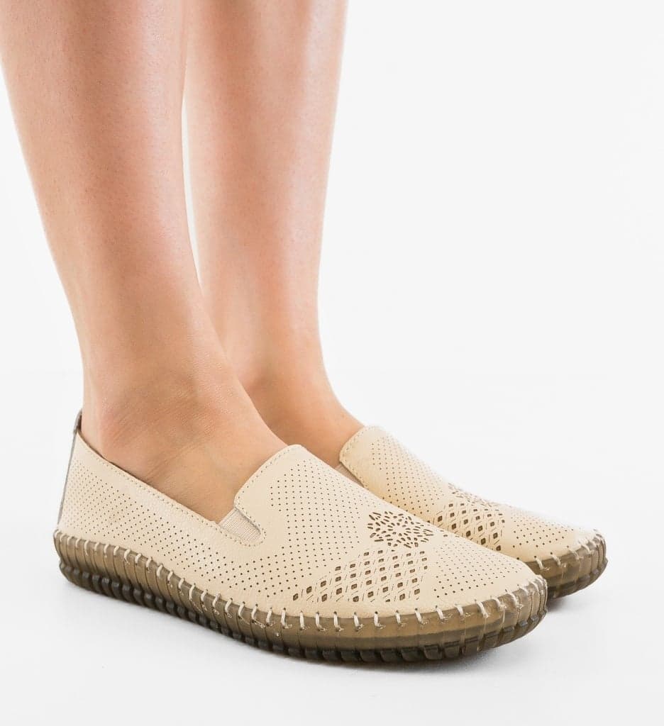 Pantofi Casual Zakrey Bej