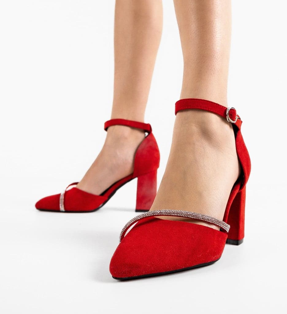 Pantofi dama Dem Rosii