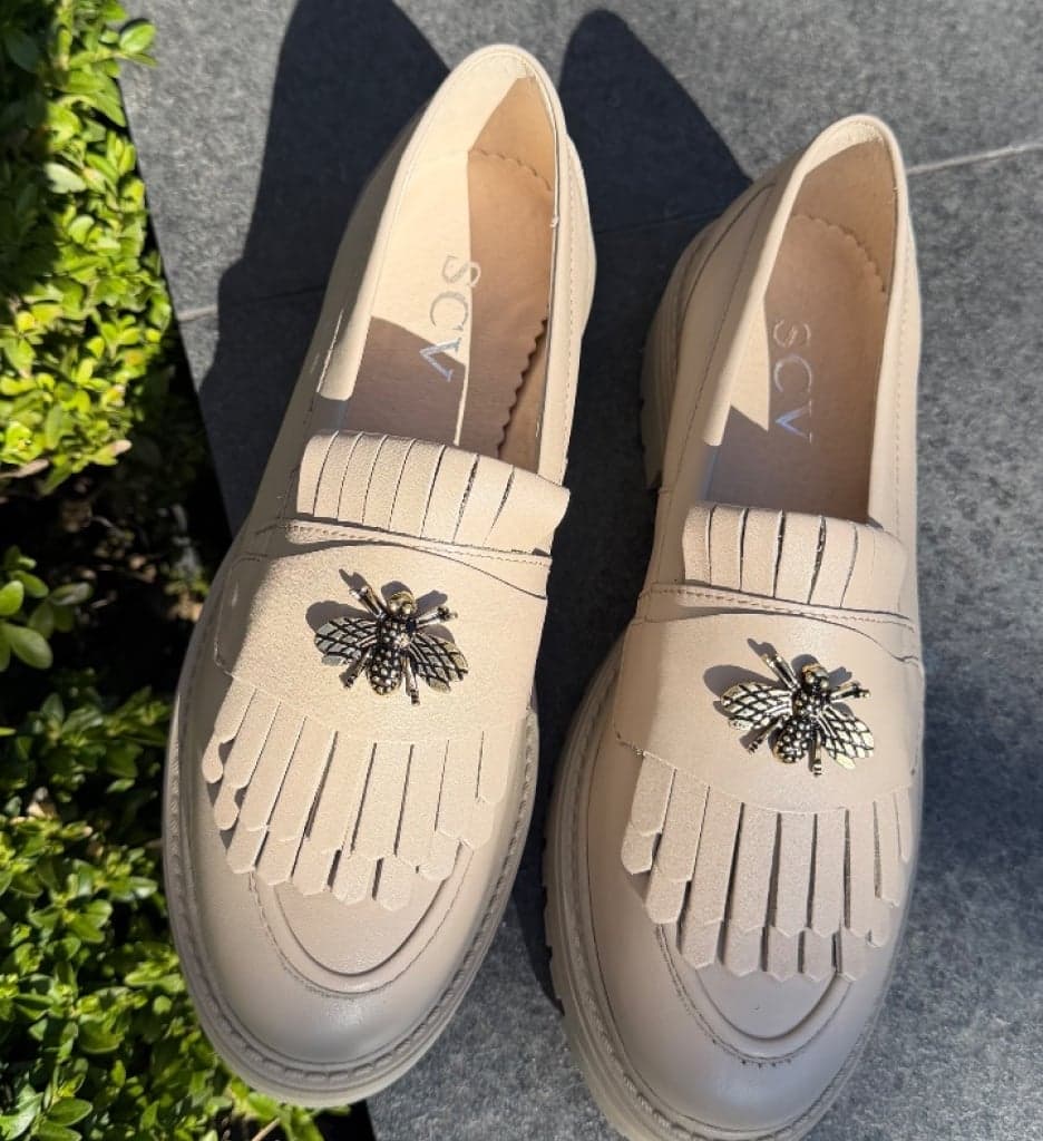 Pantofi casual dama Zenin Bej