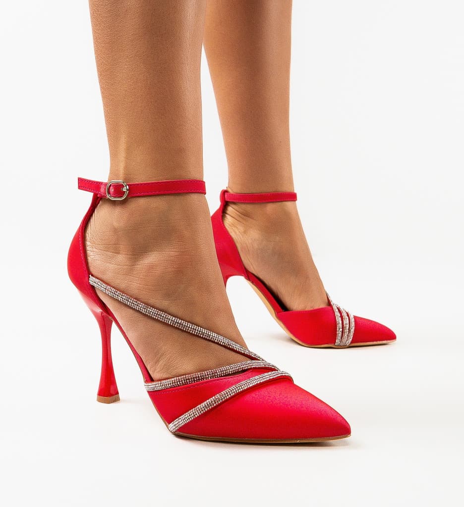 Pantofi dama Fulber Rosii