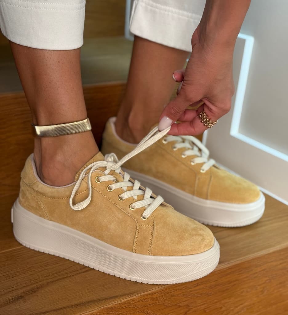 Sneakers dama Daravo Bej
