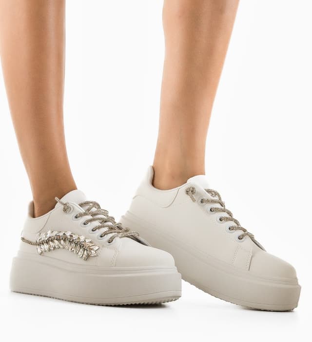 Sneakers dama Epipha Albi
