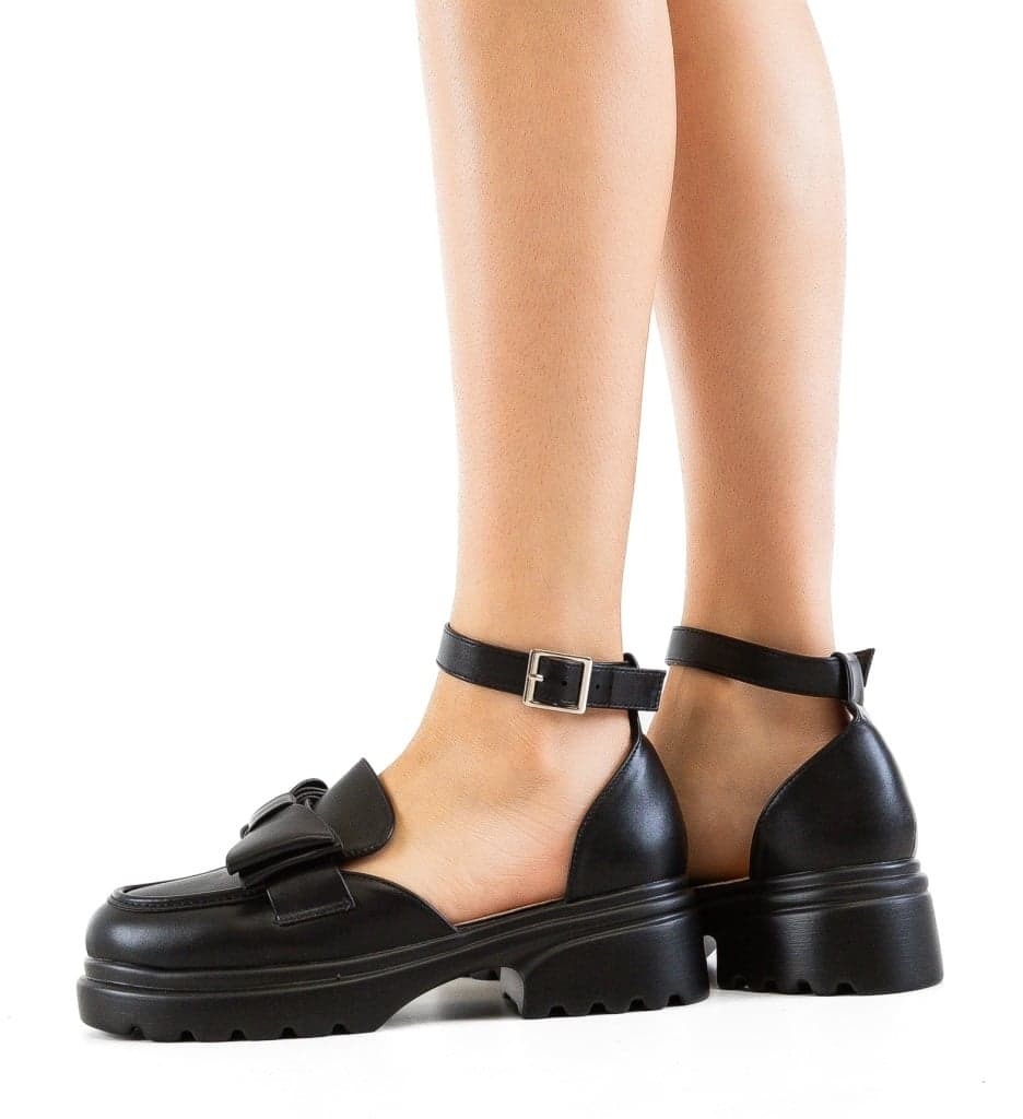 Pantofi casual dama Caradon Negri 2