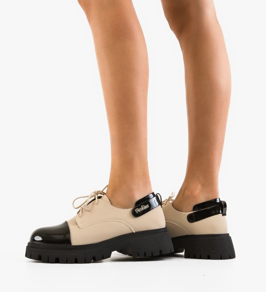 Pantofi Casual dama Luiza Bej
