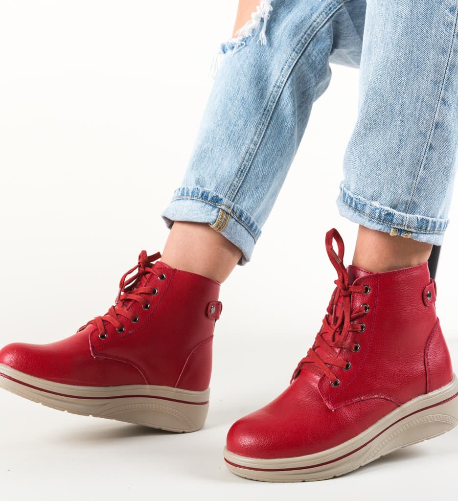 Pantofi Casual Lakiob Rosii