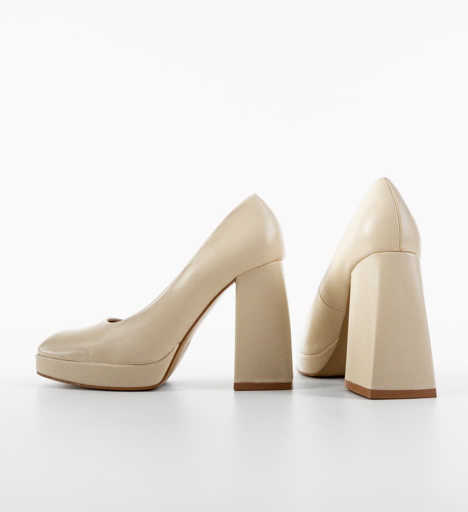 Pantofi dama Violet Bej