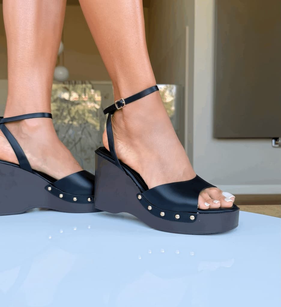Sandale dama Cozmik Negre