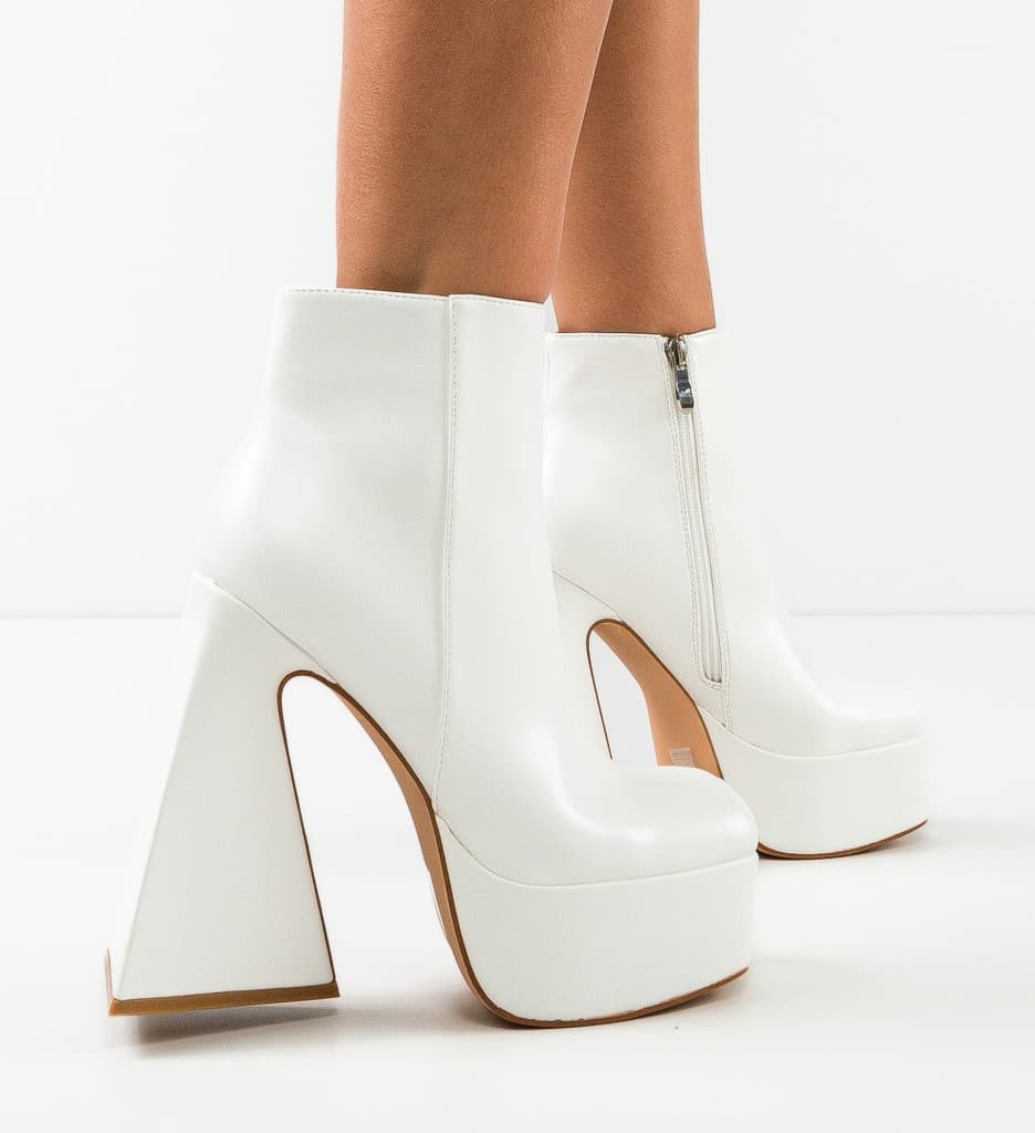 Botine dama Vera Albe