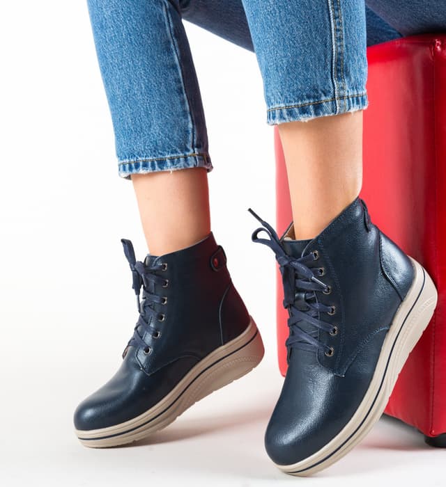 Pantofi Casual Lakiob Bleumarin