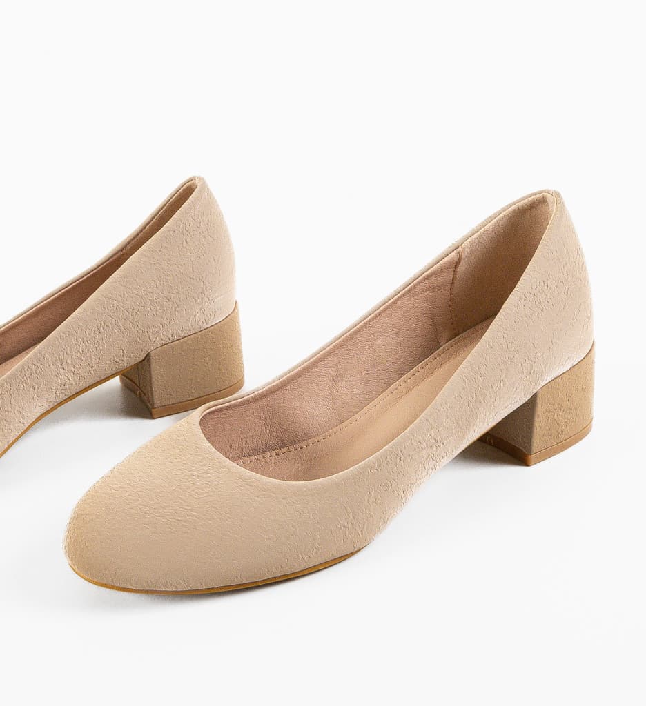 Pantofi dama Nora Bej 2