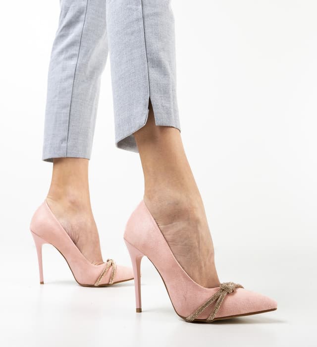 Pantofi Casette Roz