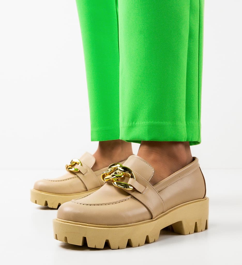 Pantofi Casual dama Gely Bej