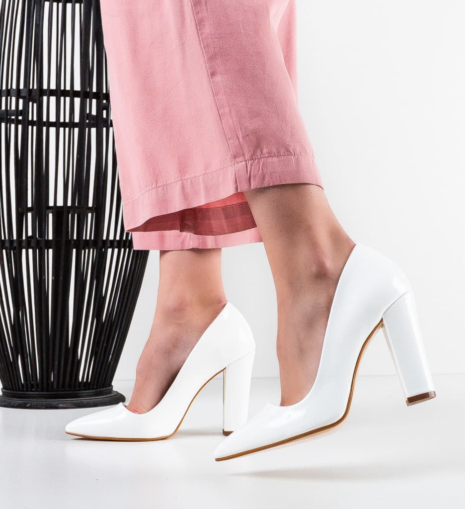 Pantofi dama Clash Albi