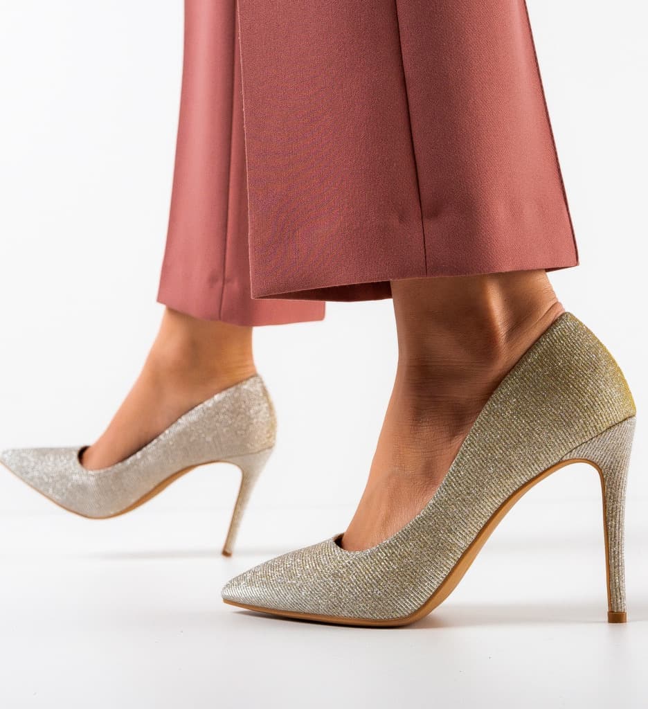 Pantofi dama Sharp Aurii