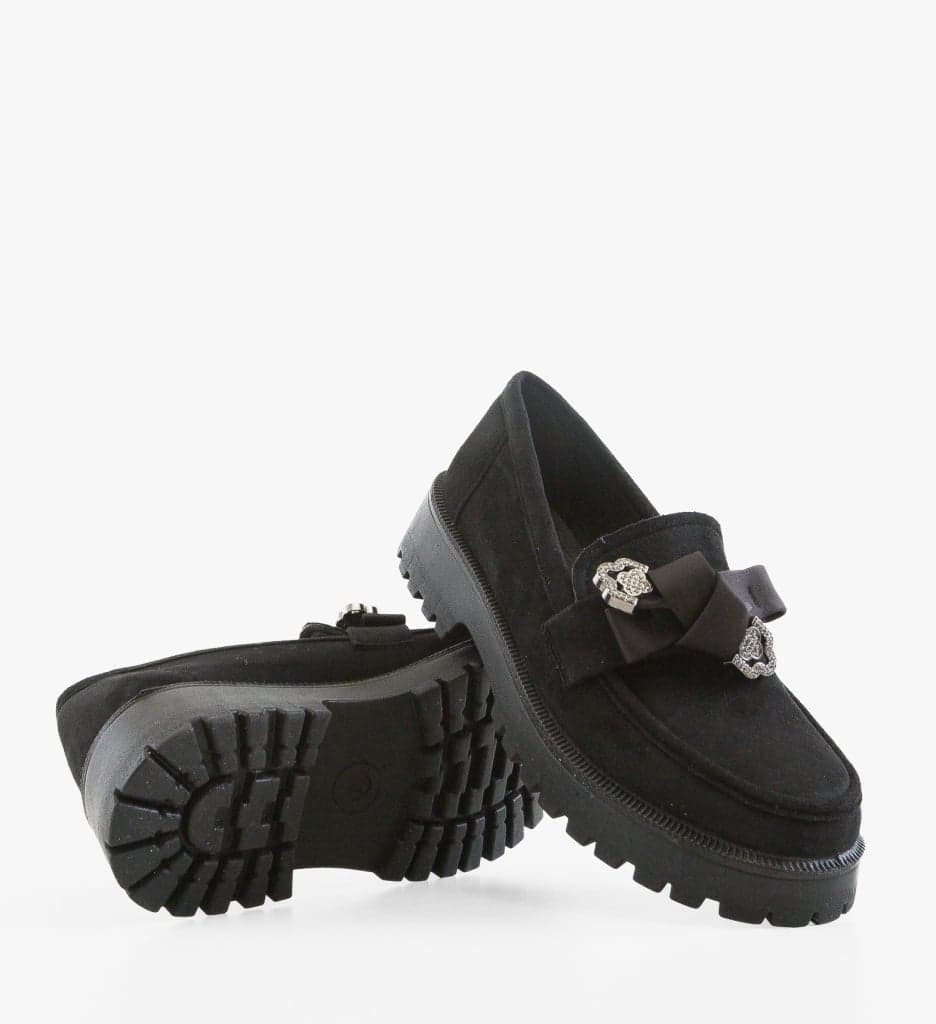 Pantofi casual dama Vrerru Negri 3