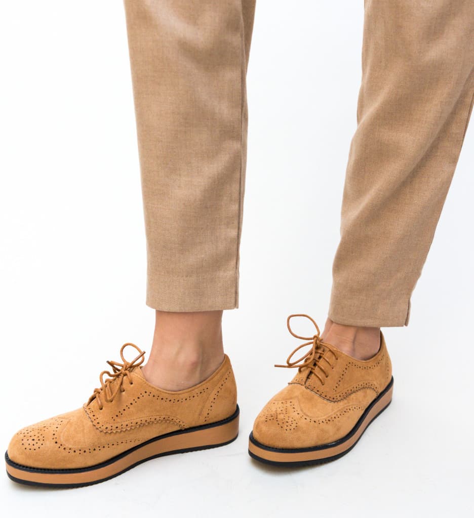 Pantofi Casual Devonk Camel