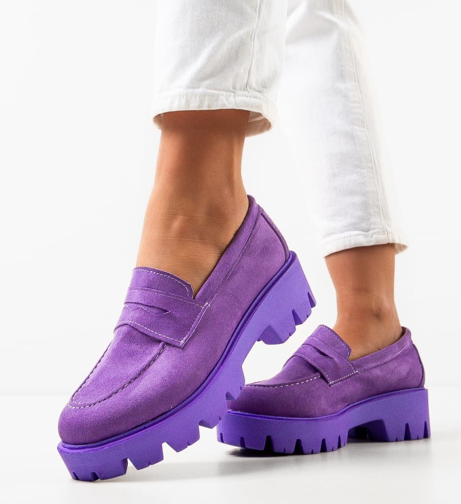 Pantofi Casual dama Gyna Mov