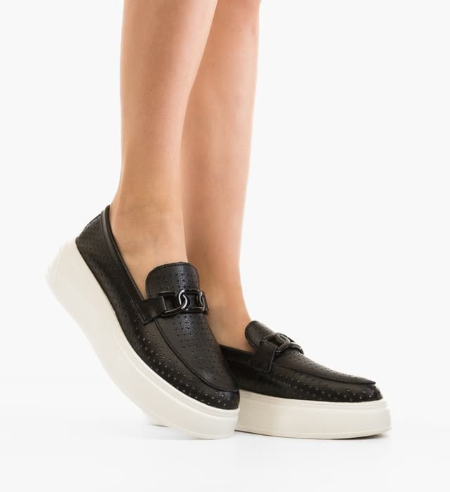 Pantofi Casual Lezzer Negri