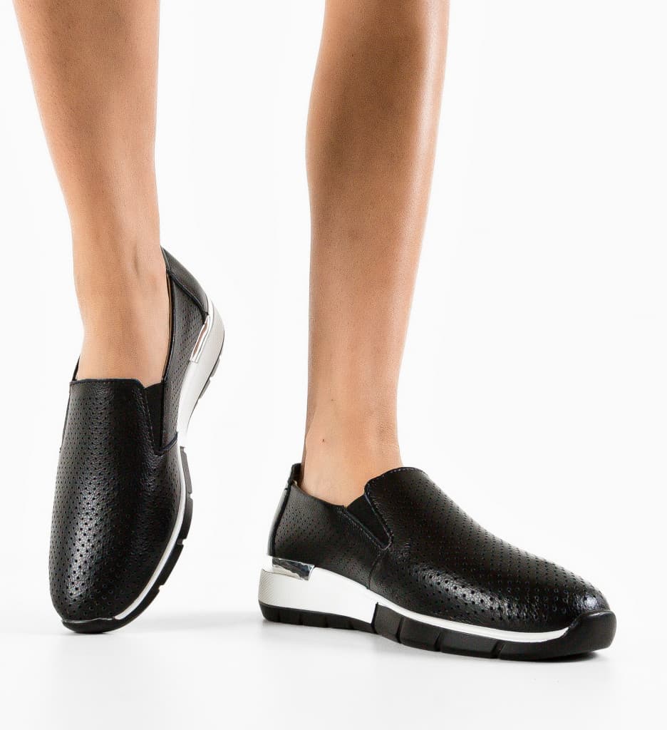 Pantofi Casual Pufine Negri