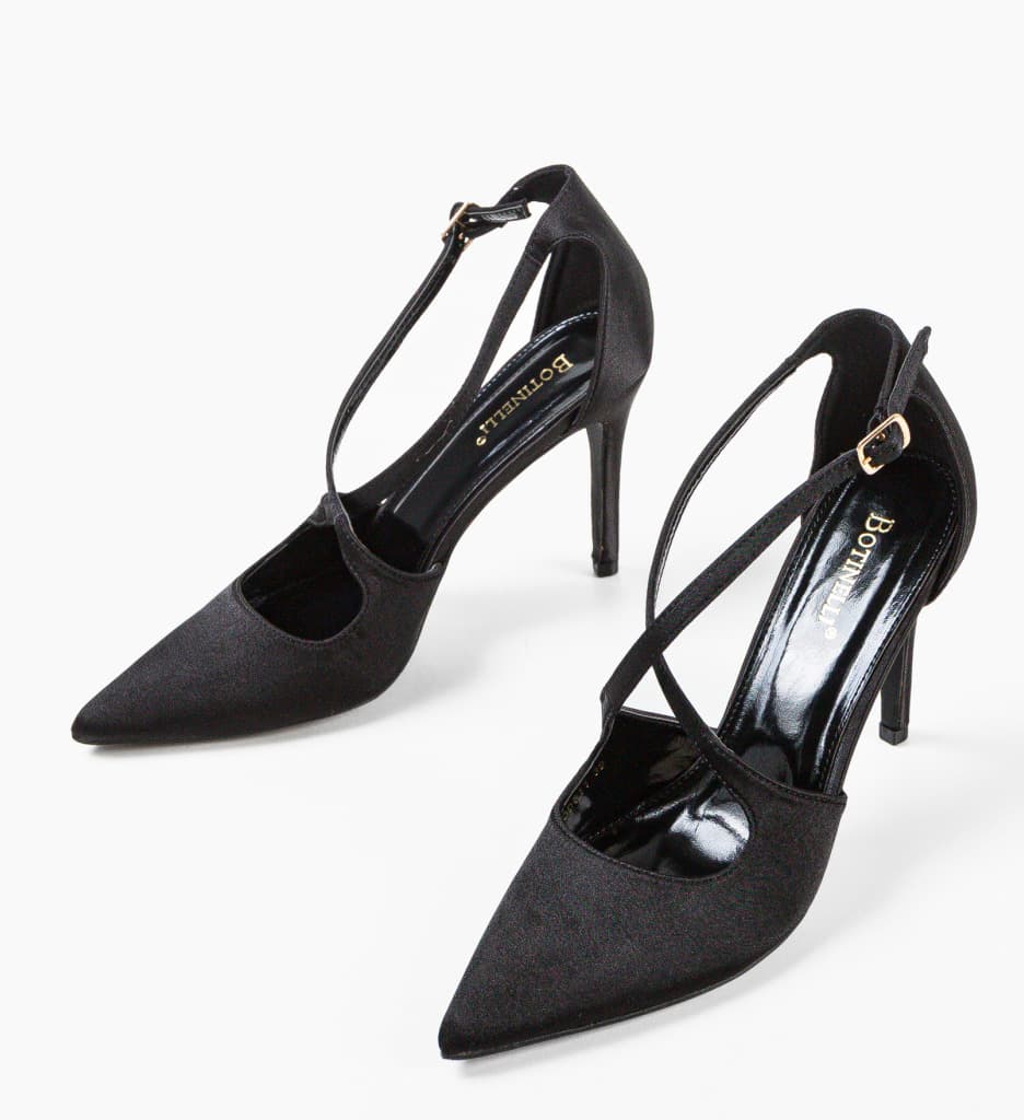 Pantofi cu toc Allow Negri