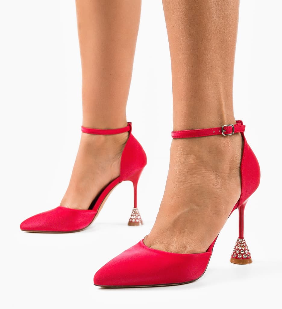 Pantofi dama Deanna Rosii