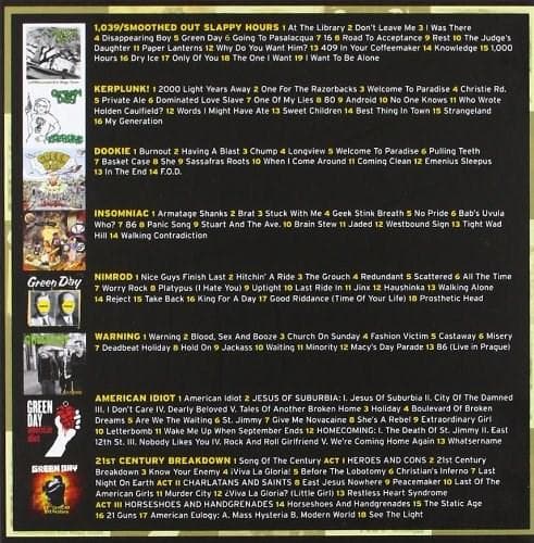 The Studio Albums 1990-2009 | Green Day