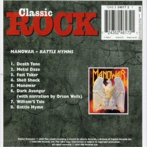 Battle Hymns | Manowar