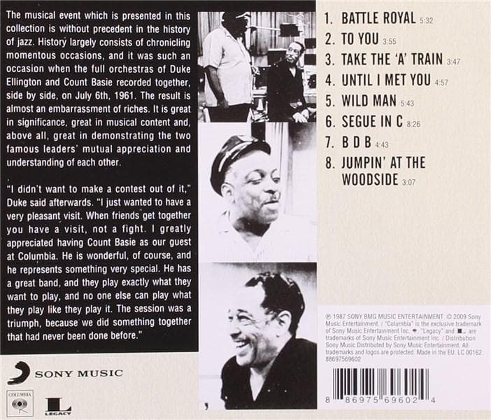 First Time! The Count Meets The Duke | Duke Ellington, Count Basie