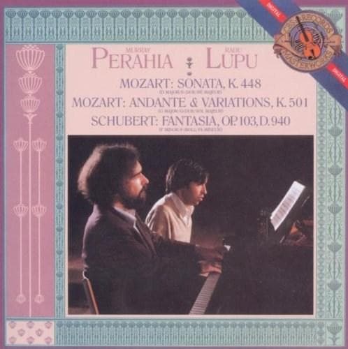 Mozart: Sonata in D Major for Two Pianos, K. 448 & Schubert: Fantasia in F minor for Piano, Four Hands, D. 940 Op. 103 | Radu Lupu, Wolfgang Amadeus Mozart, Franz Schubert, Murray Perahia