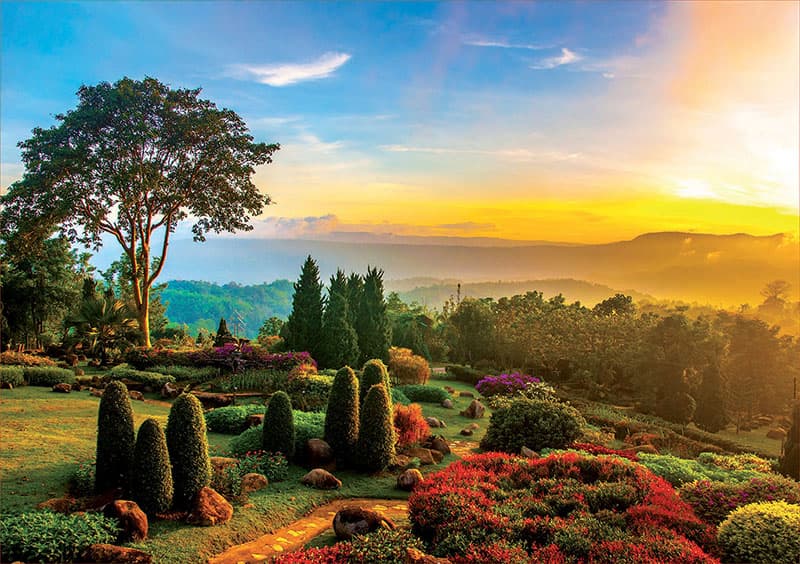 Puzzle 1000 piese - Beautiful Garden | Educa