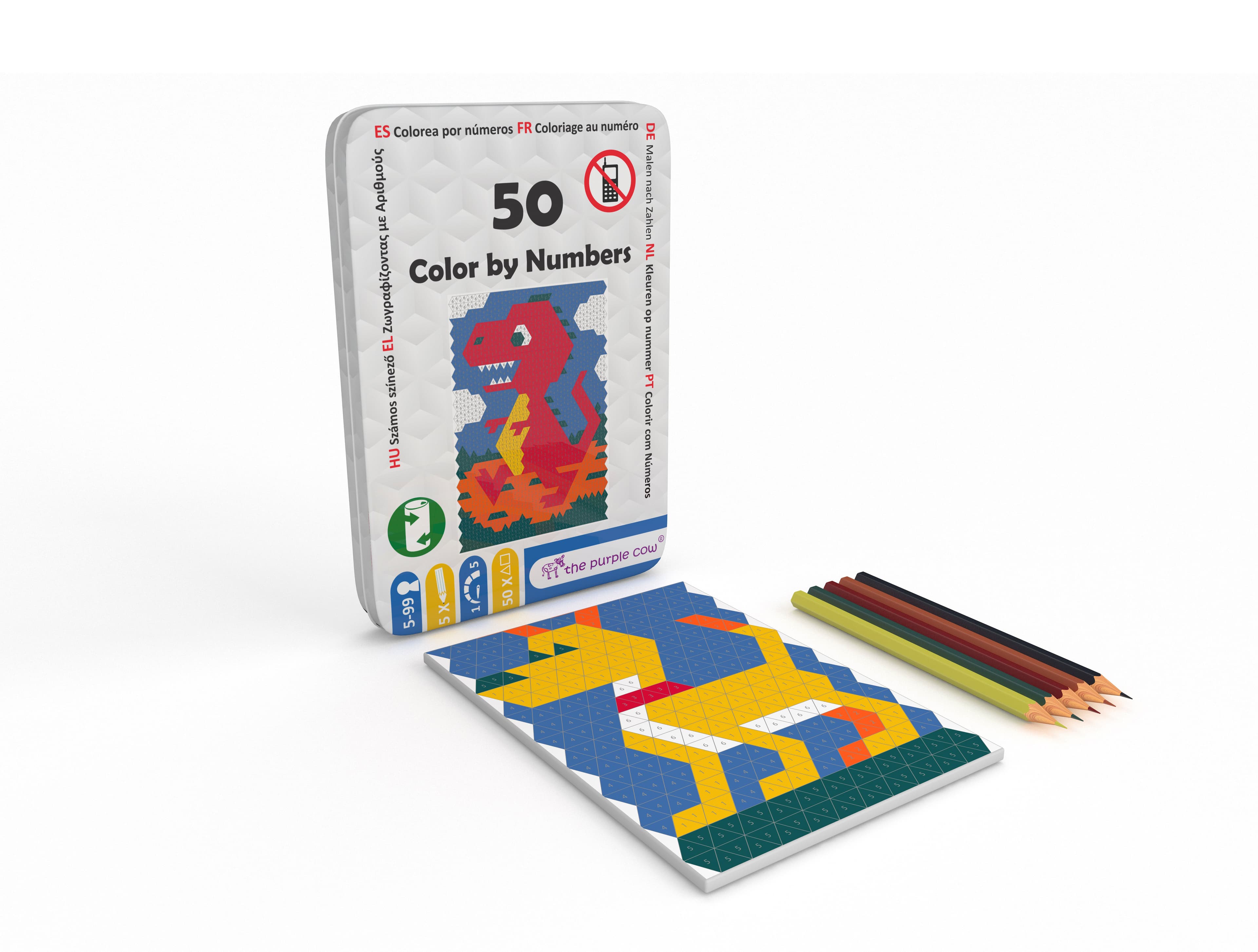 Joc - Fifty - Color By Numbers | The Purple Cow