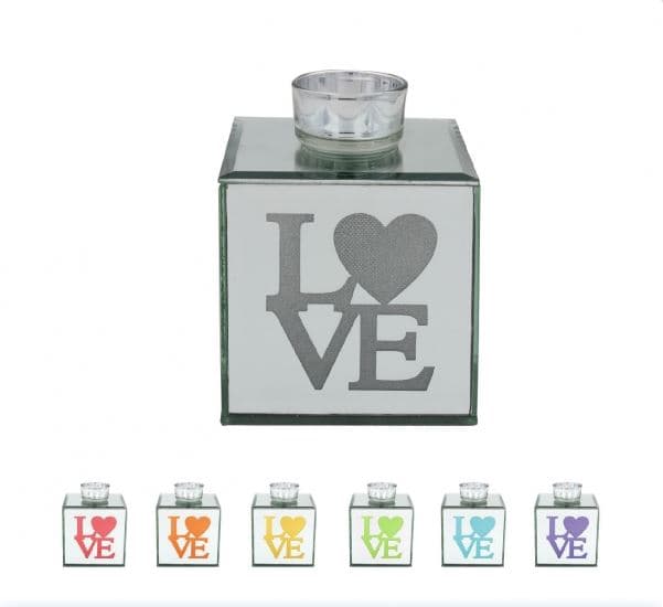 Suport pentru lumanare - Mirror love tea light | Lesser & Pavey