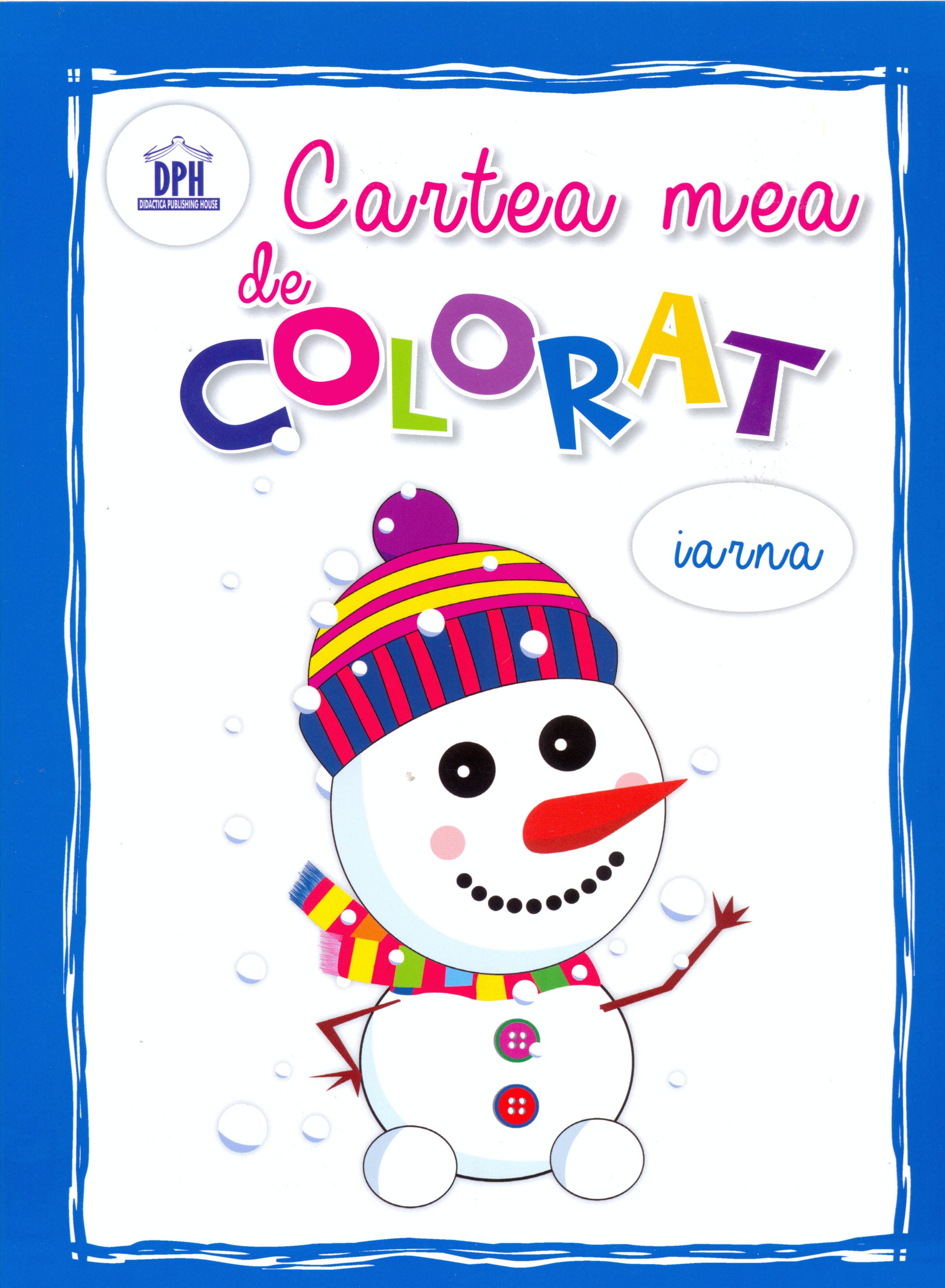Cartea mea de colorat - Iarna |