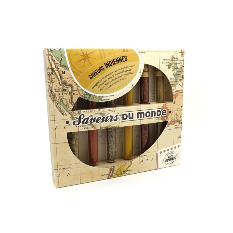 Set 6 condimente - Arome Indiene | Le monde en tube