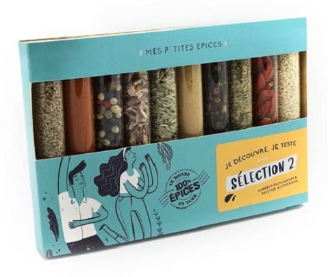 Set 10 mini condimente - Selection 2 Mes P'tites Epice | Le monde en tube