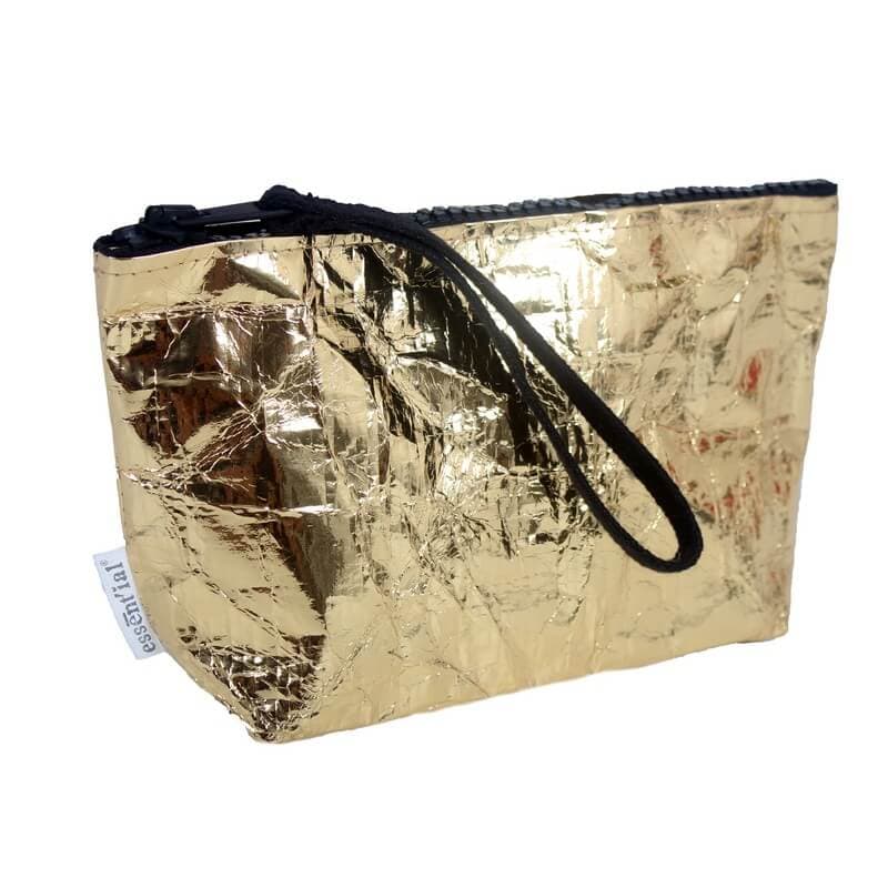 Sac pentru depozitare - Gold Raffia | Essent-ial