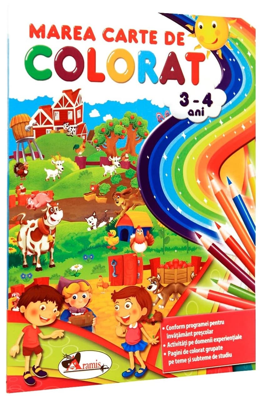 Marea carte de colorat 3-4 ani |