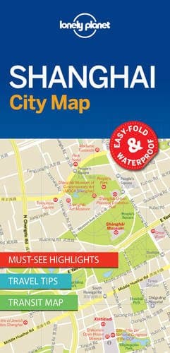 Lonely Planet Shanghai City Map |
