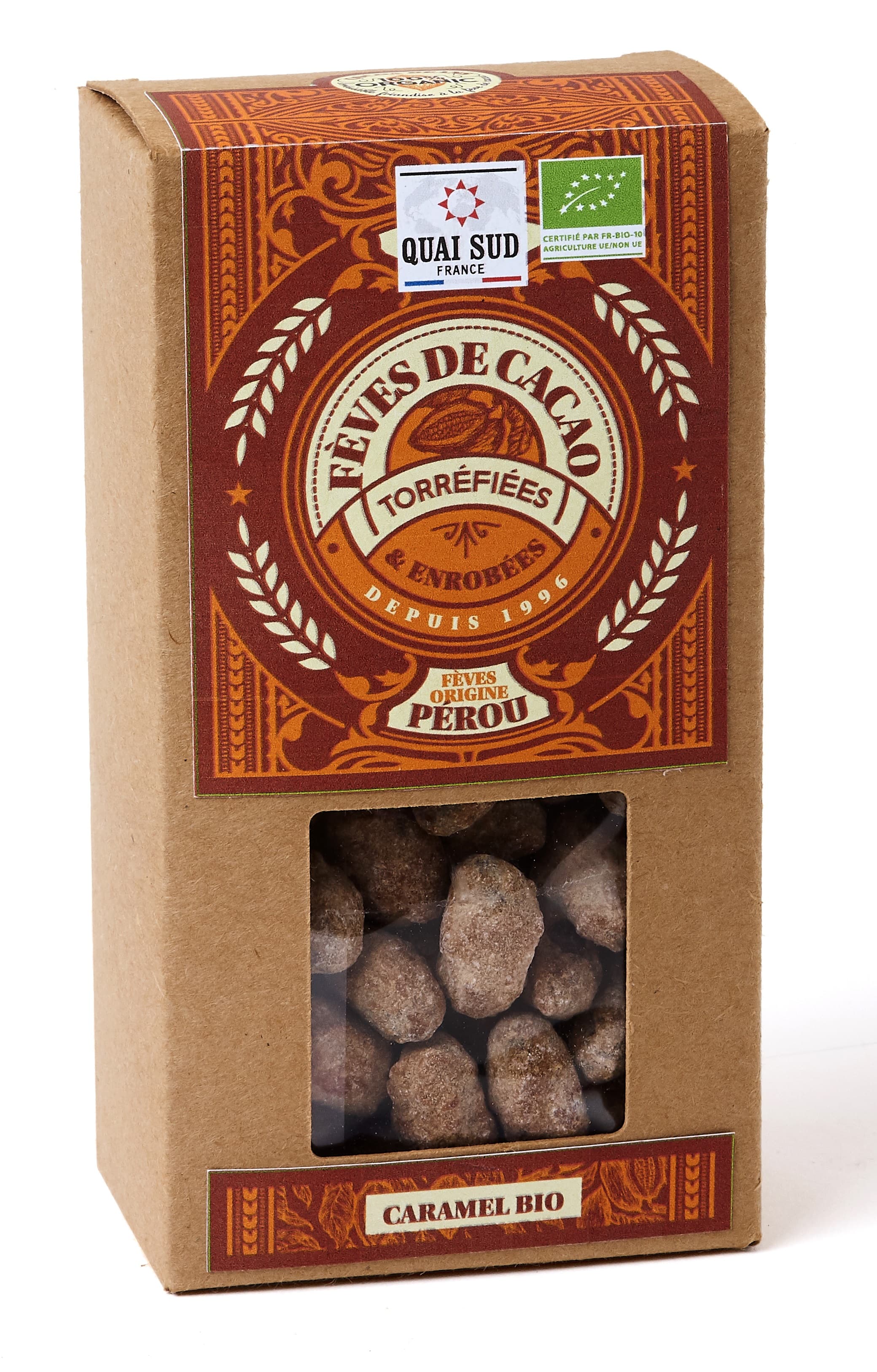 Bomboane - Feves de cacao, caramel bio | Quai Sud