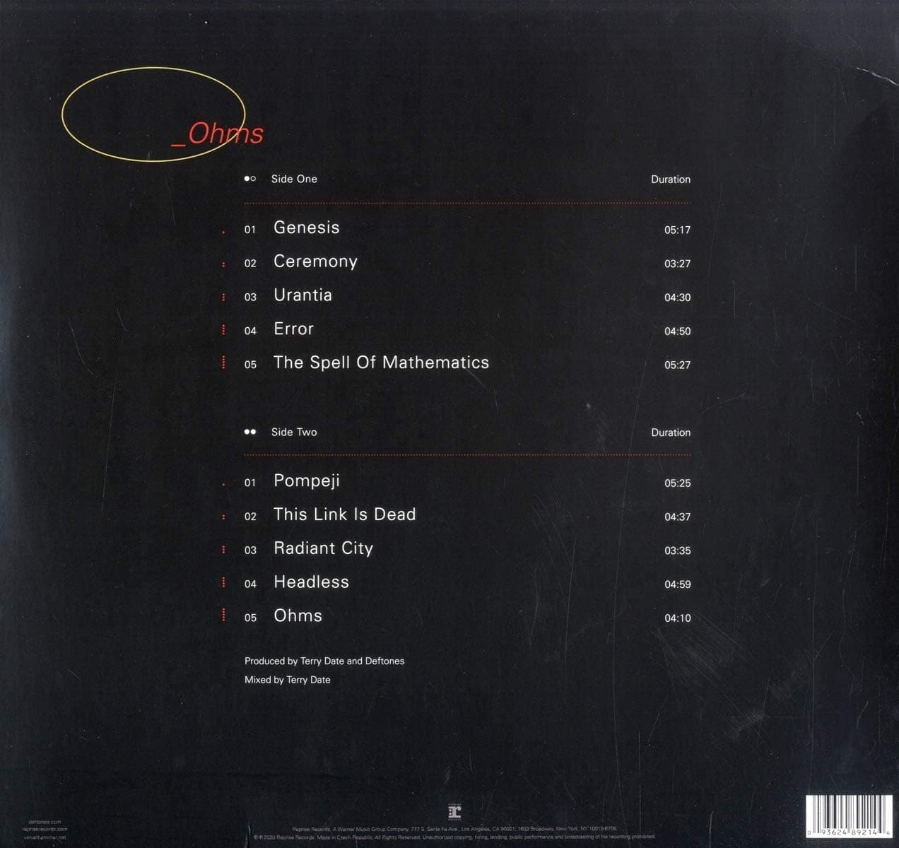 Ohms - Vinyl  | Deftones