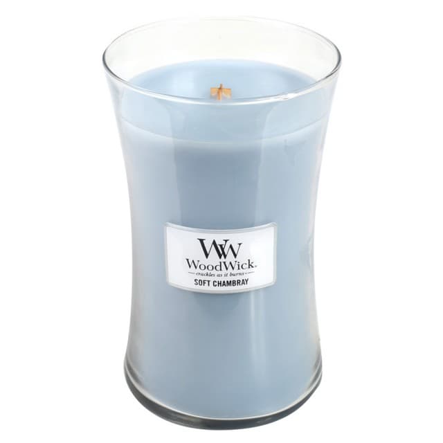 Lumanare parfumata - Large - Soft Chambray | WoodWick