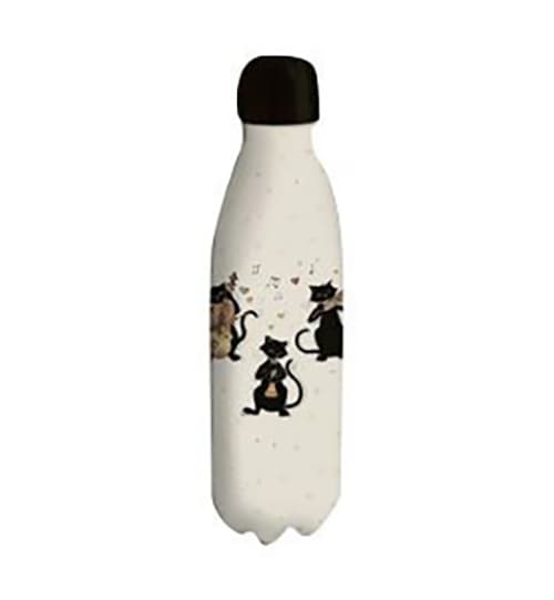 Sticla apa - Cats Bug Art Chats Musique, 500ml | Kiub