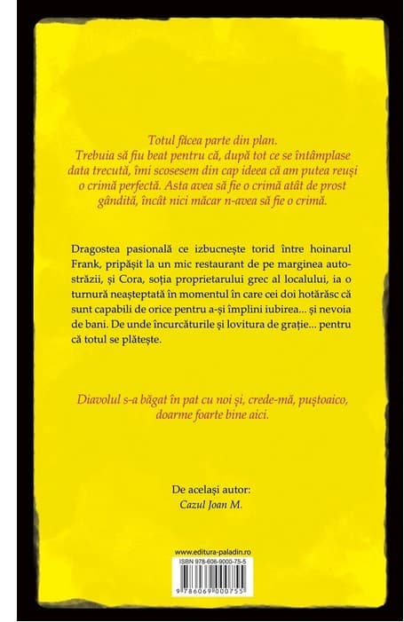 Postasul suna intotdeauna de doua ori | James M. Cain