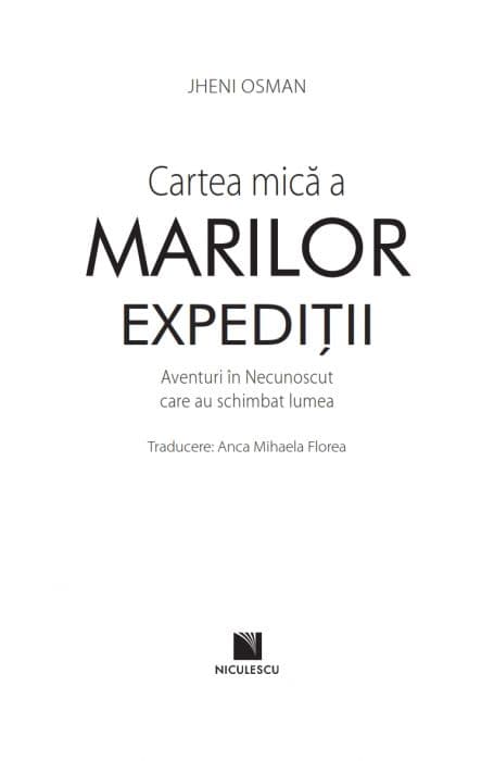 Cartea mica a marilor expeditii | Jheni Osman