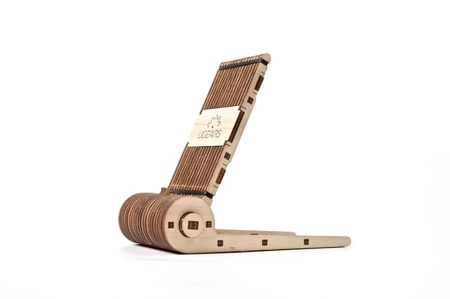 Puzzle 3D - Suport pliabil pentru telefon | Ugears