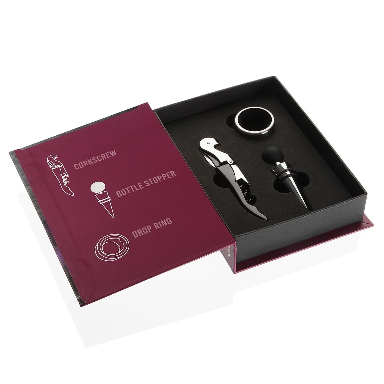 Set accesorii pentru vin - Libro, 3 piese | Versa