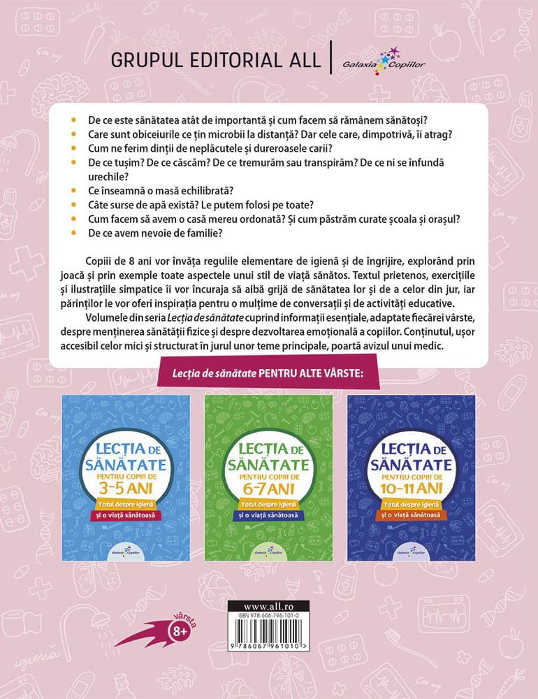 Lectia de sanatate pentru copii de 8-9 ani |