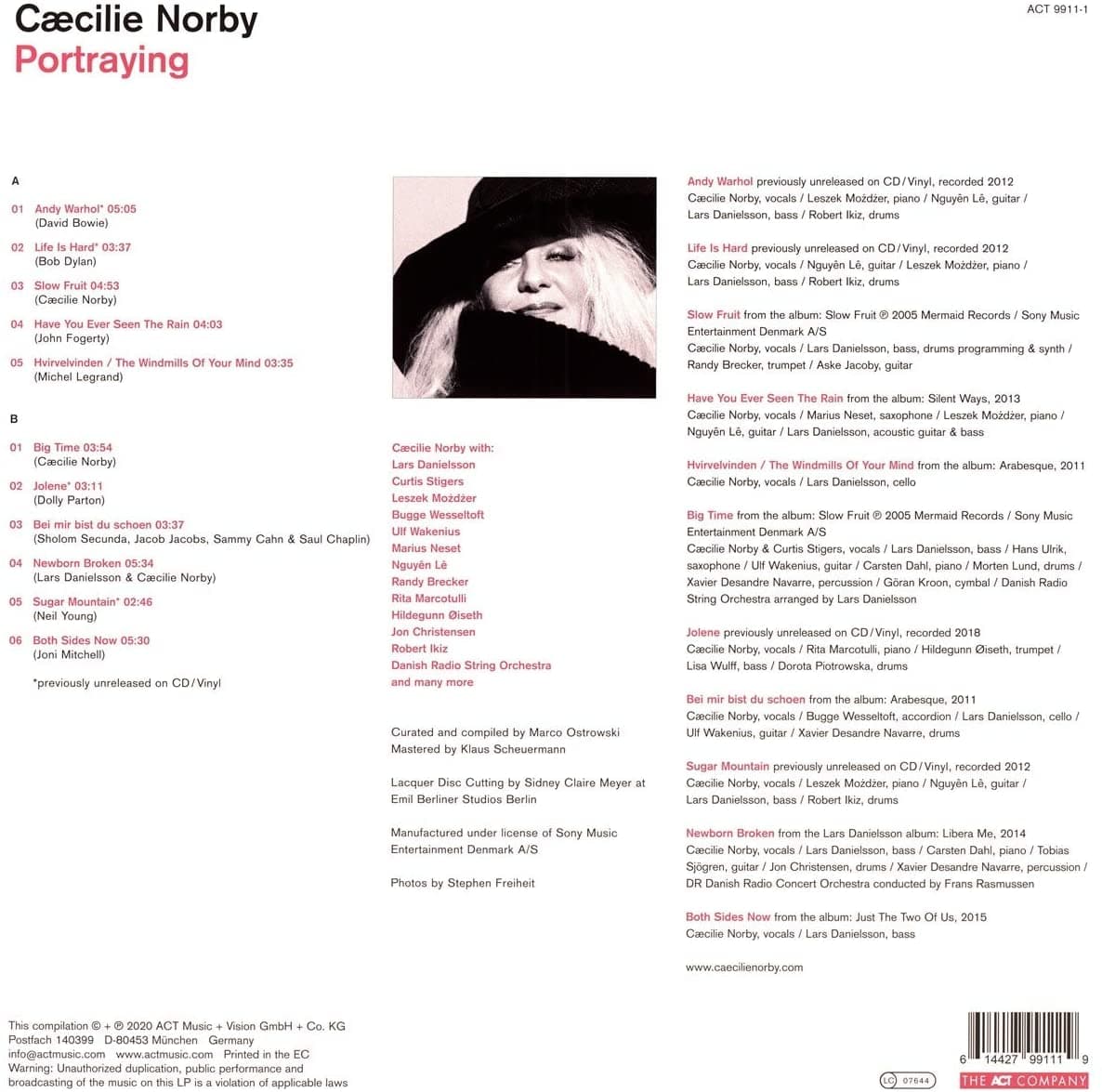 Portraying - Vinyl | Caecilie Norby