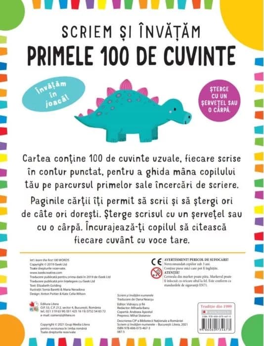 Scriem si invatam. Primele 100 de cuvinte |